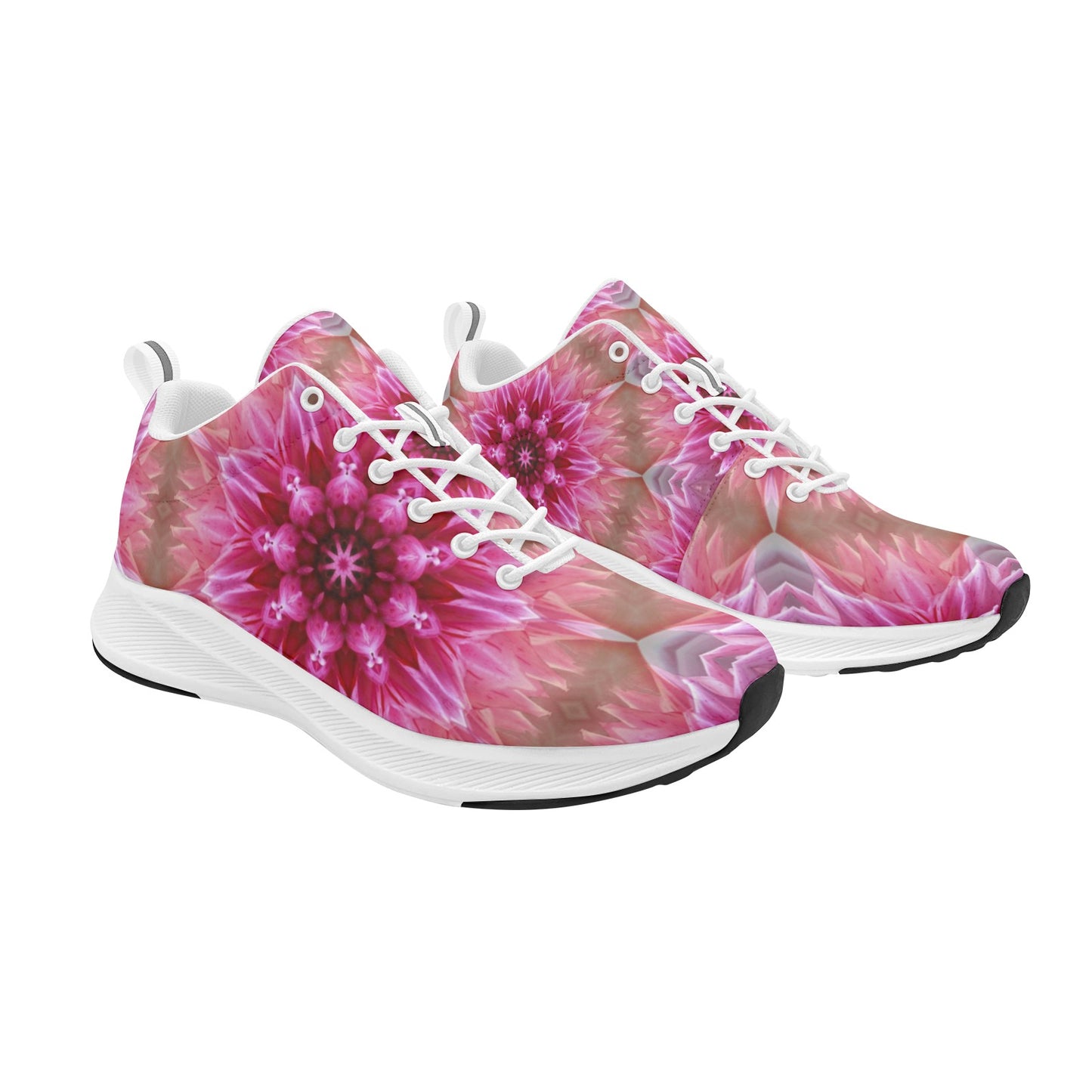 Pink Exploding Flower Women's Running Shoes Athletic Footwear Floral