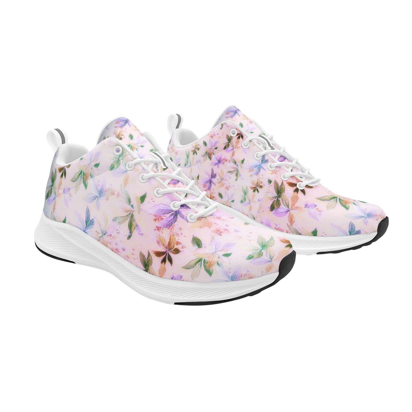 Colorful Floral Explosion Women's Running Shoes Athletic Footwear