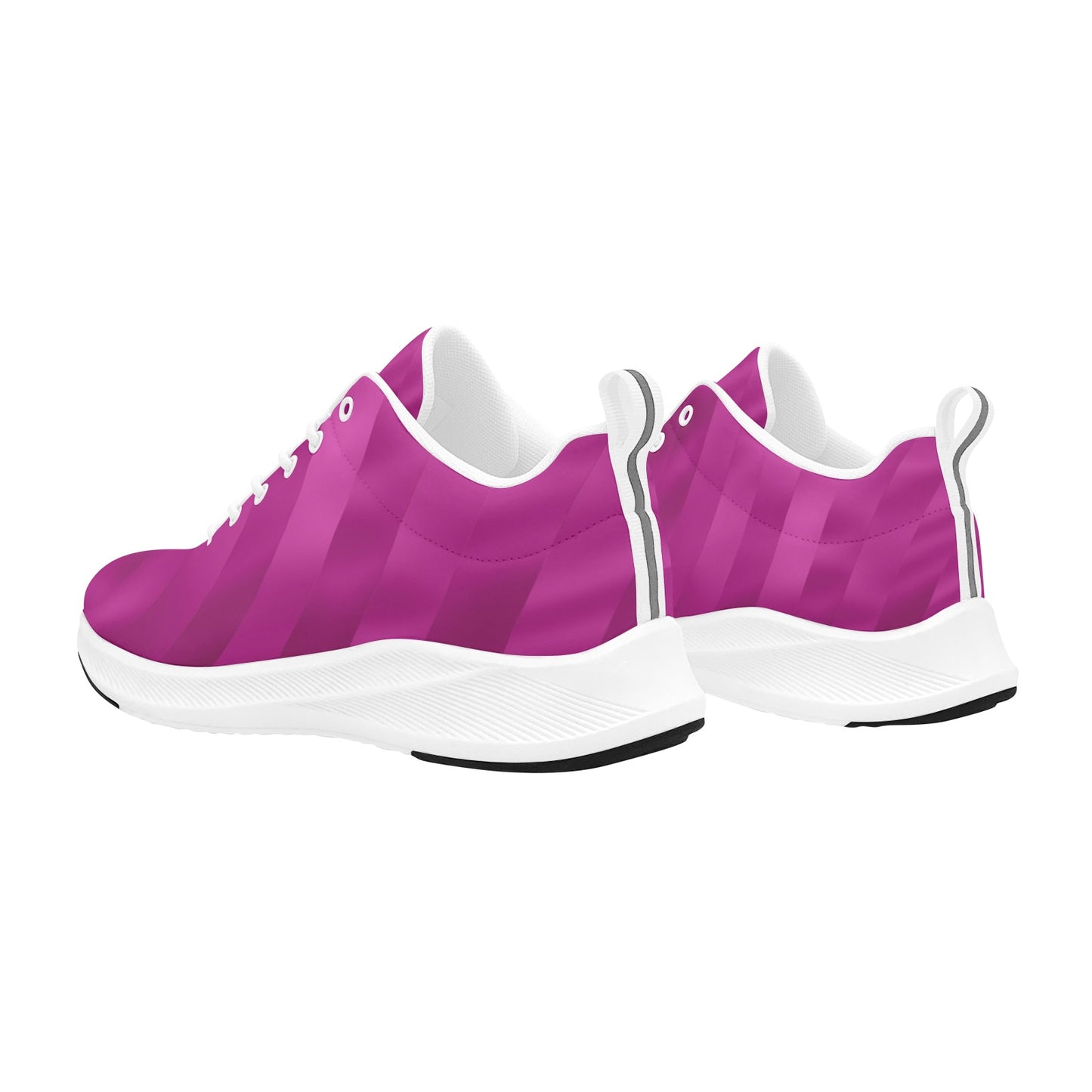 Magenta Light Striped Women's Running Shoes Athletic Footwear Comfort