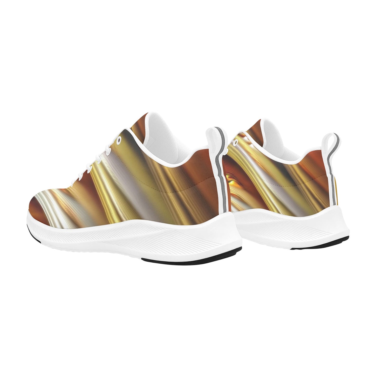 Multicolored Honey Stripes Women's Running Shoes Athletic Footwear