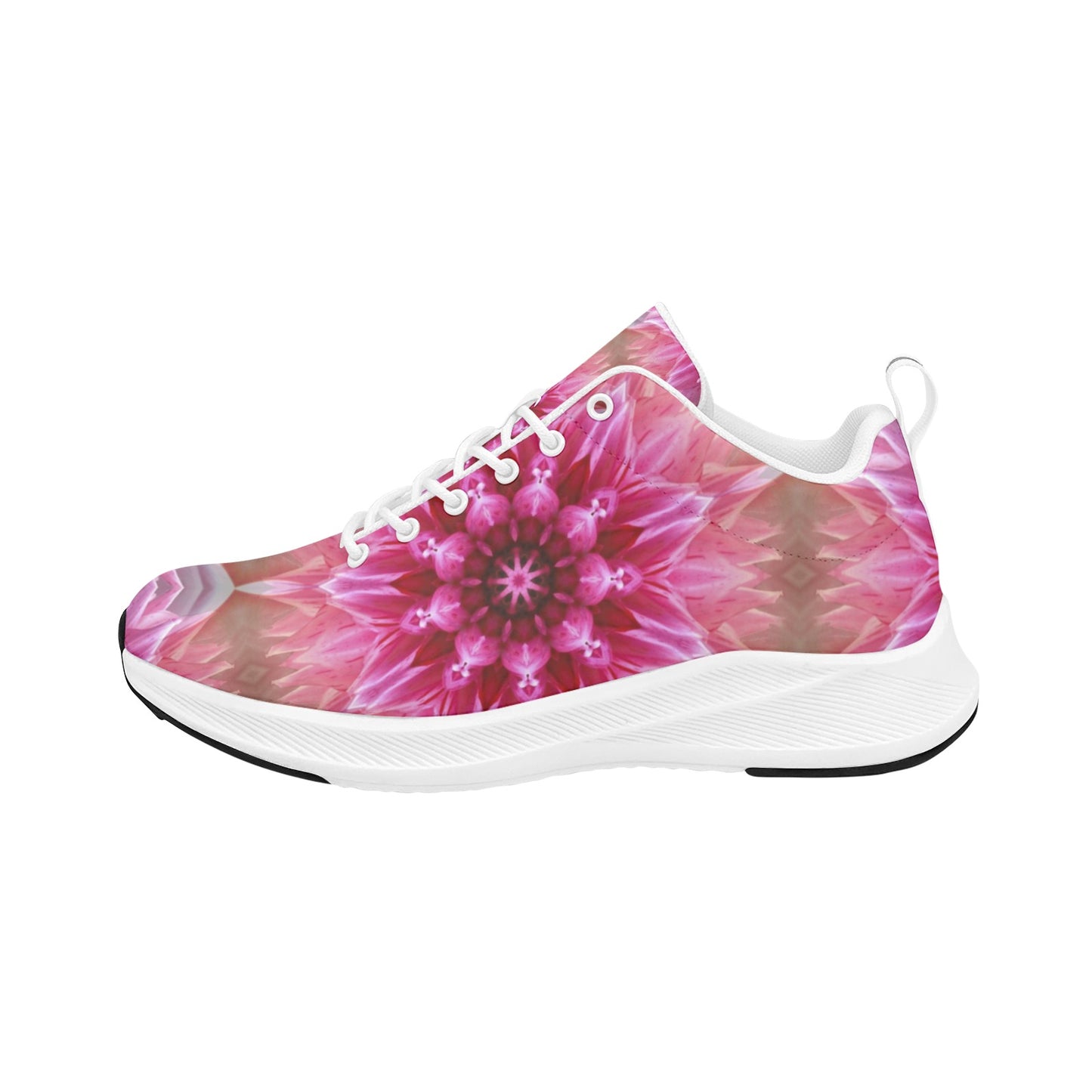 Pink Exploding Flower Women's Running Shoes Athletic Footwear Floral