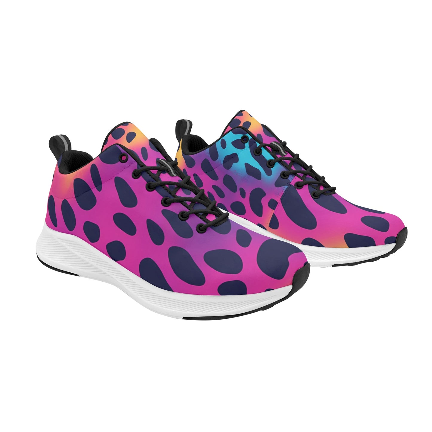 Rainbow Leopard Skin Women's Running Shoes Athletic Footwear Pattern