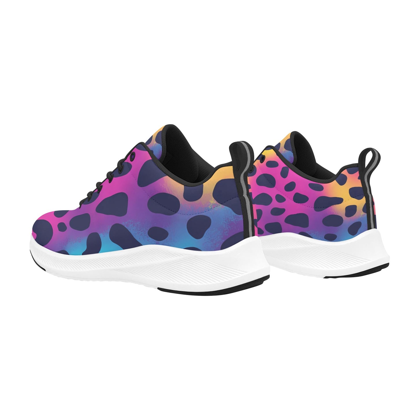 Rainbow Leopard Skin Women's Running Shoes Athletic Footwear Pattern