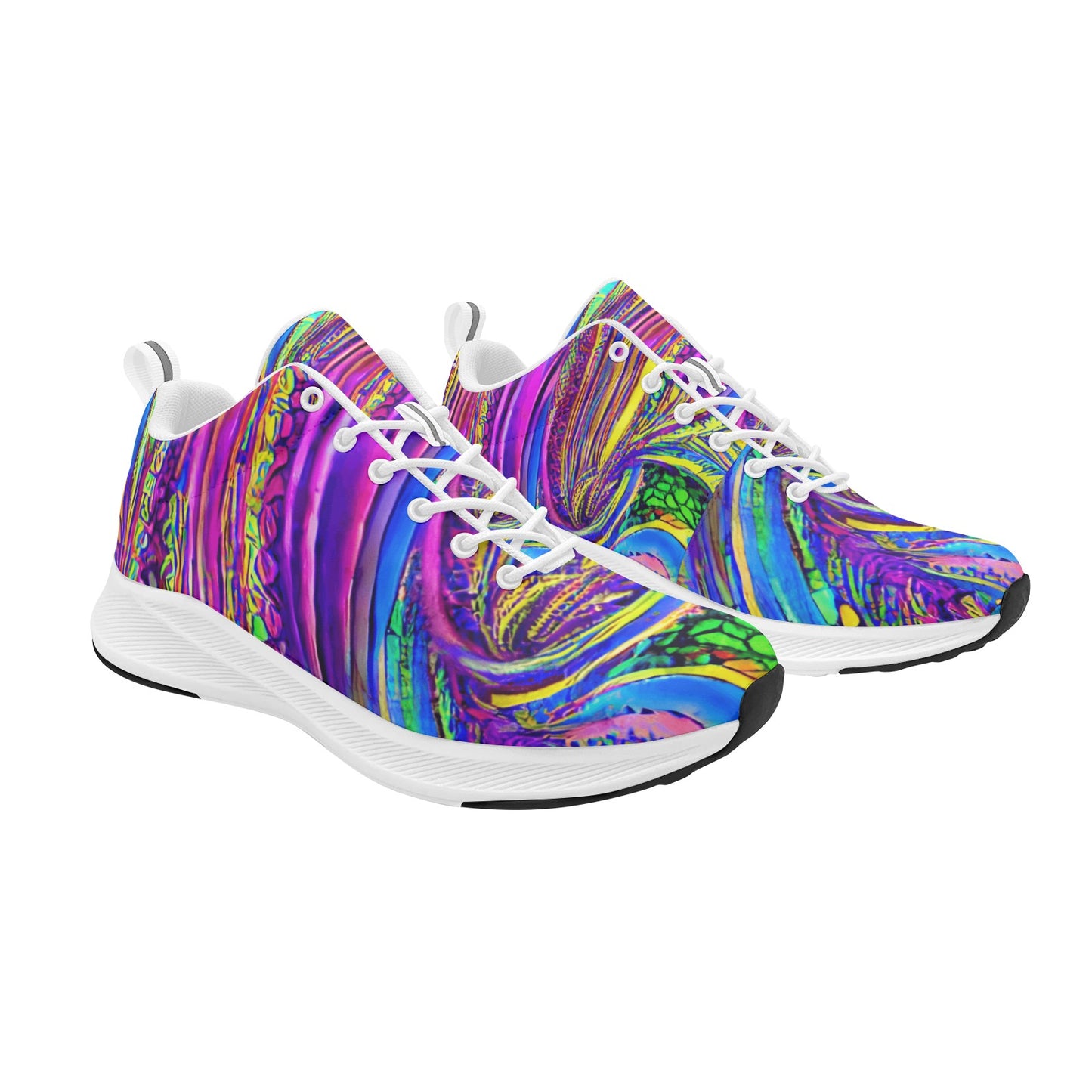 Funkadelic Paint Swirls Women's Running Shoes Athletic Footwear Art