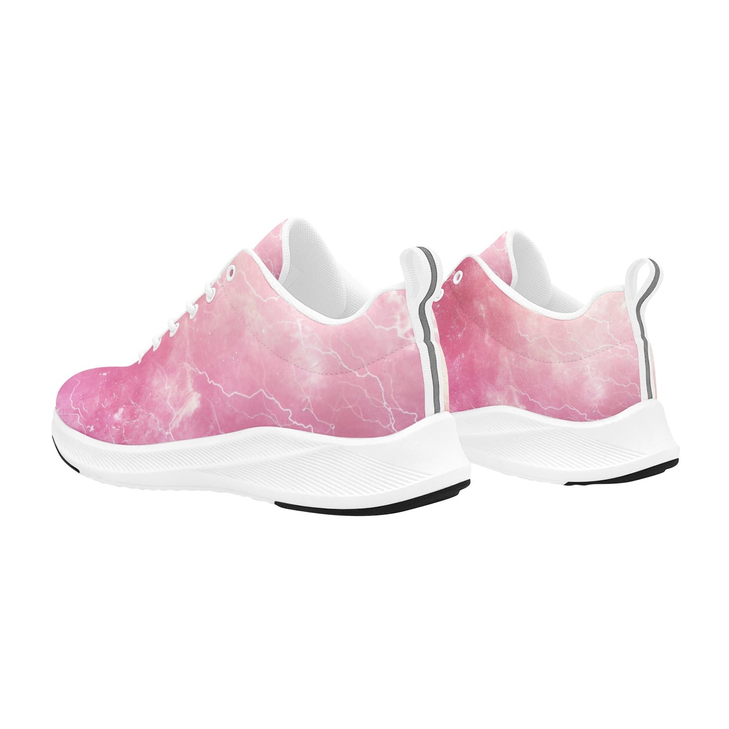 Pink White Lightning Women's Running Shoes Athletic Footwear Sneakers