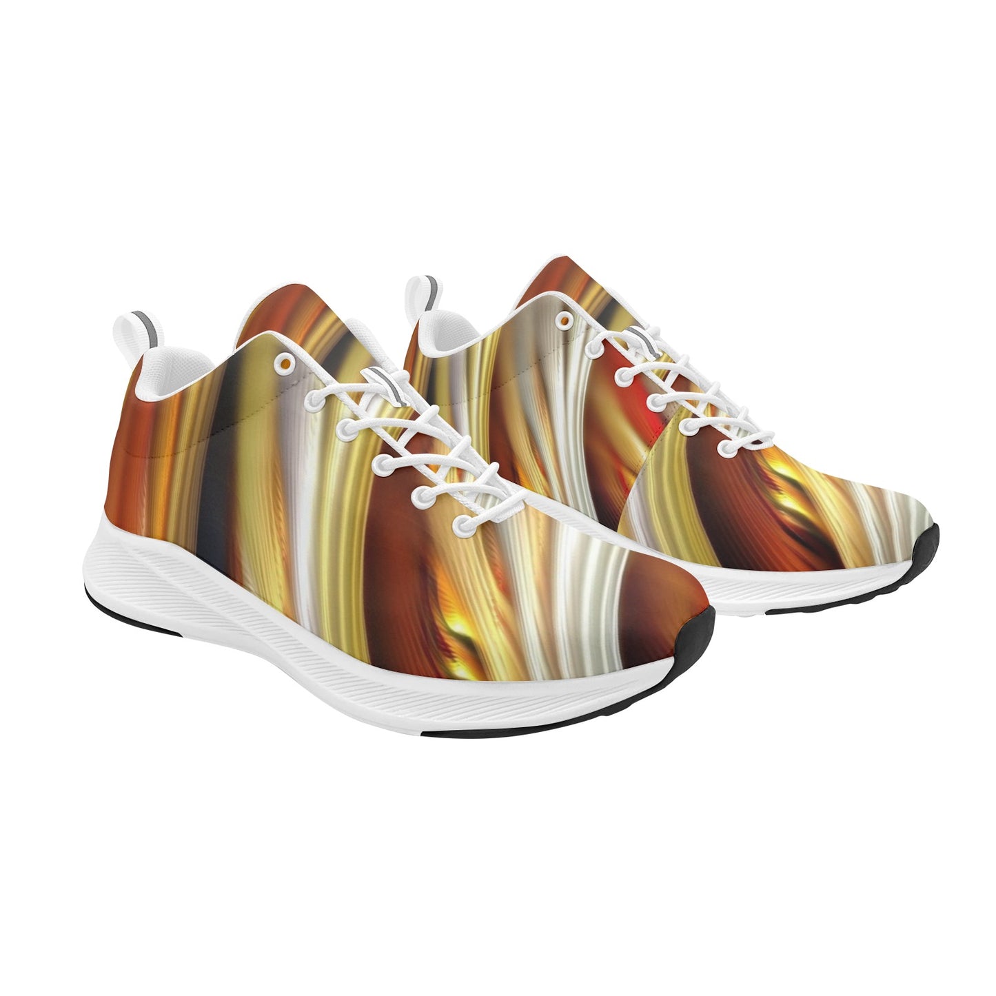 Multicolored Honey Stripes Women's Running Shoes Athletic Footwear