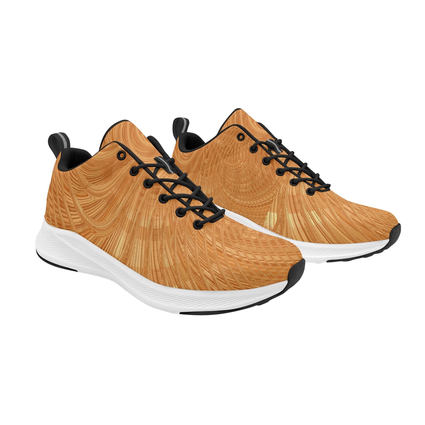 Gold Rings Abstract Pattern Women's Running Shoes Athletic Footwear
