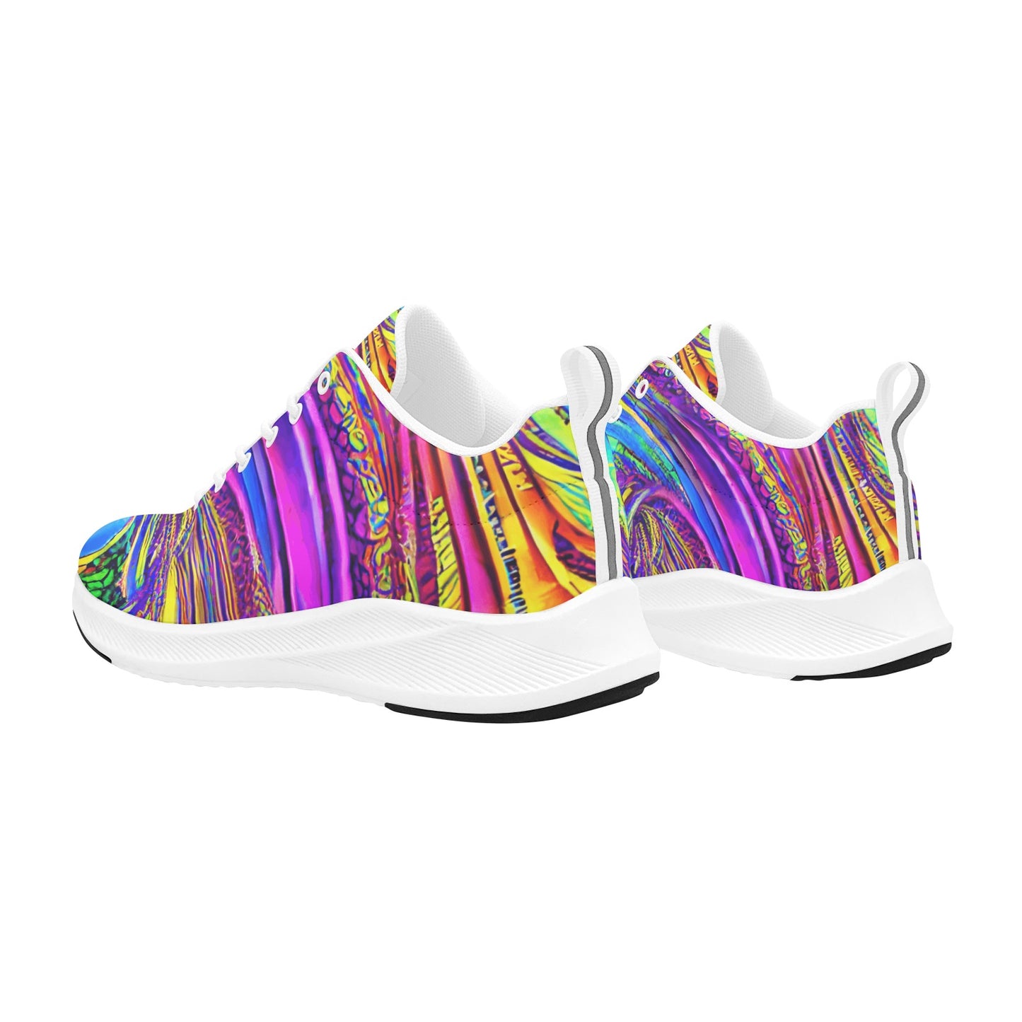 Funkadelic Paint Swirls Women's Running Shoes Athletic Footwear Art