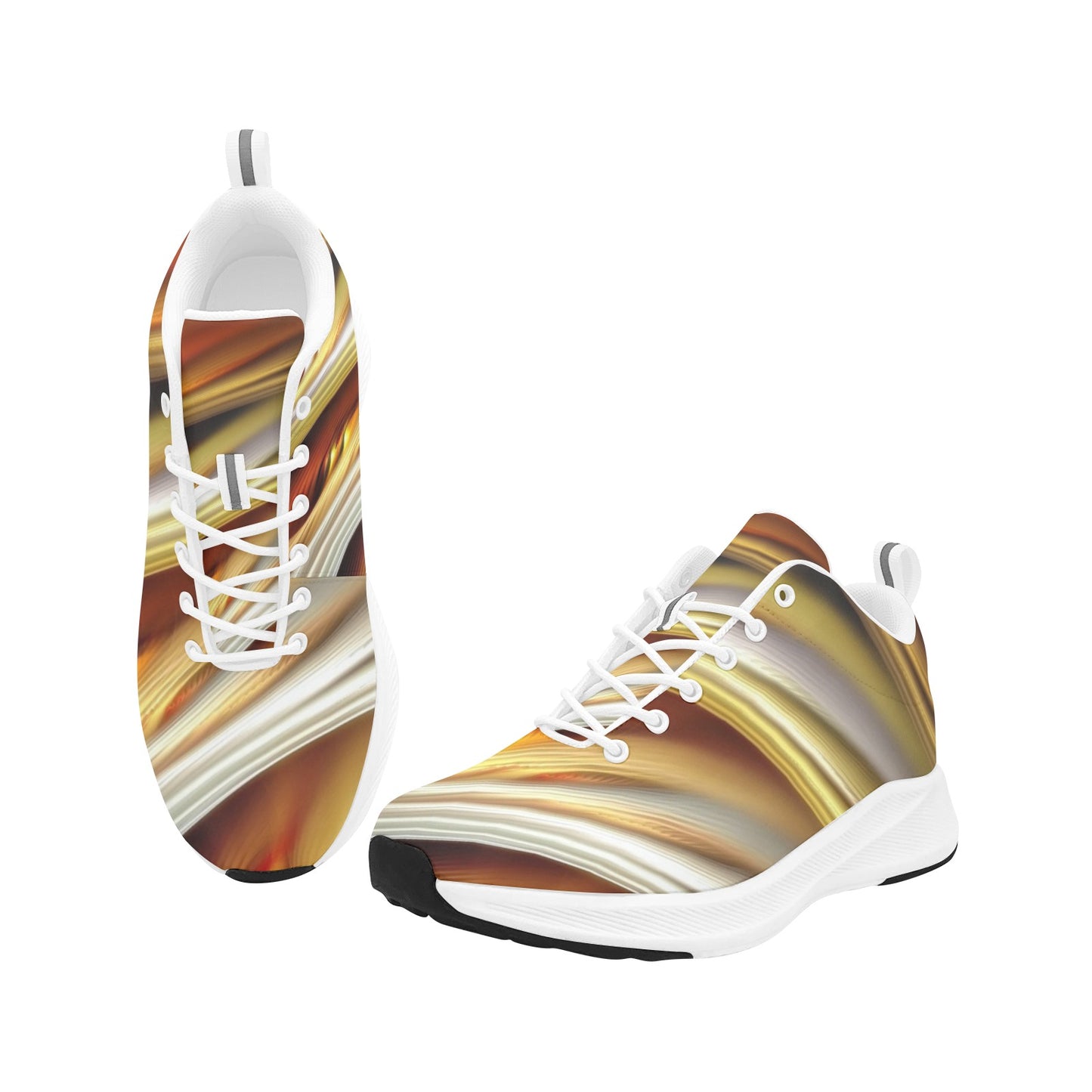 Multicolored Honey Stripes Women's Running Shoes Athletic Footwear