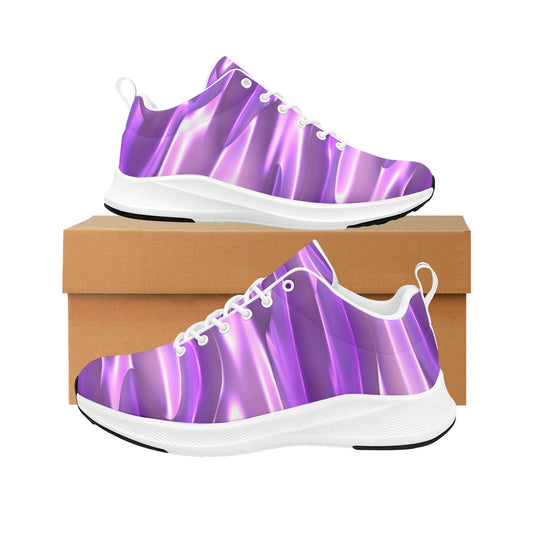 Purple Wavy Candy Women's Running Shoes Athletic Footwear Sweet
