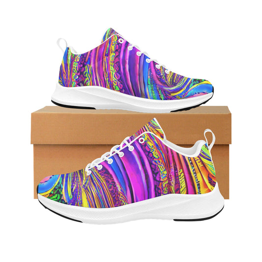 Funkadelic Paint Swirls Women's Running Shoes Athletic Footwear Art