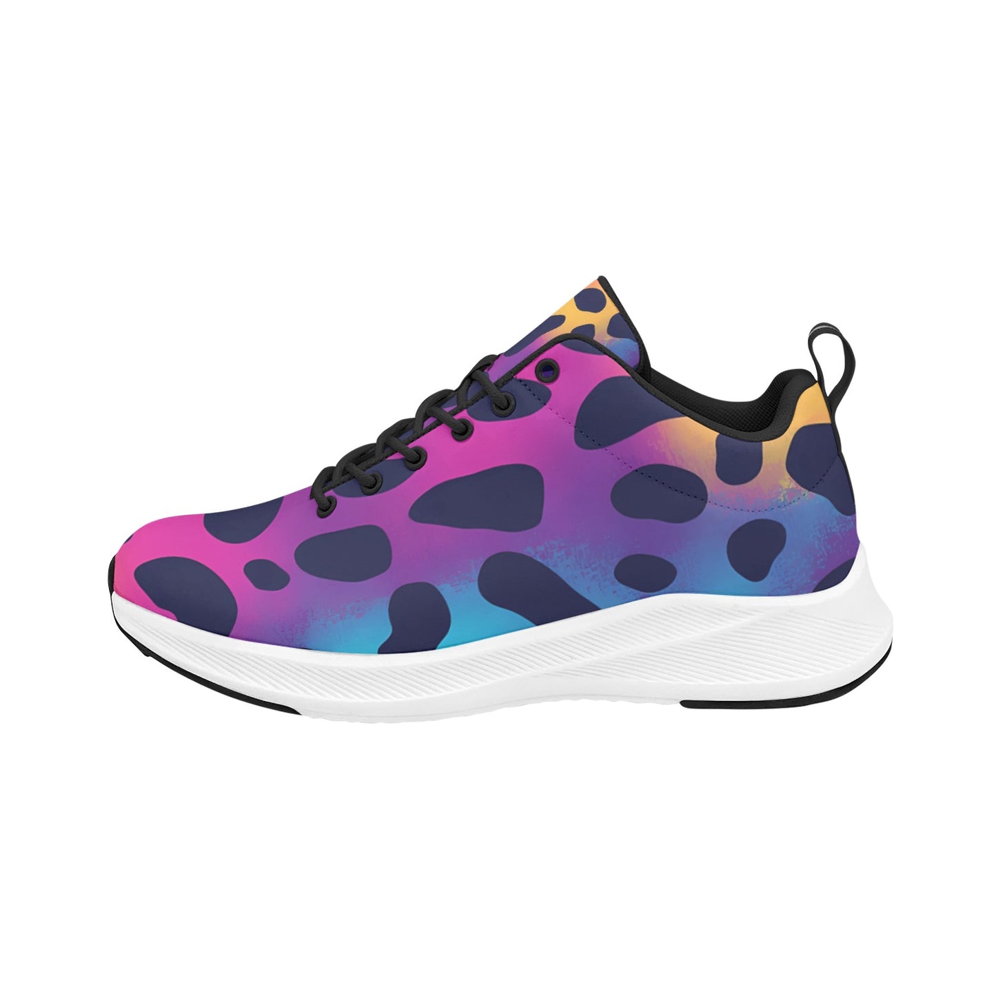 Rainbow Leopard Skin Women's Running Shoes Athletic Footwear Pattern