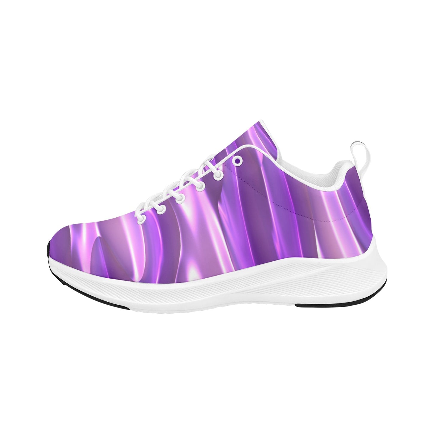 Purple Wavy Candy Women's Running Shoes Athletic Footwear Sweet