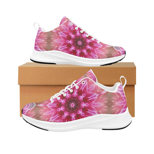 Pink Exploding Flower Women's Running Shoes Athletic Footwear Floral