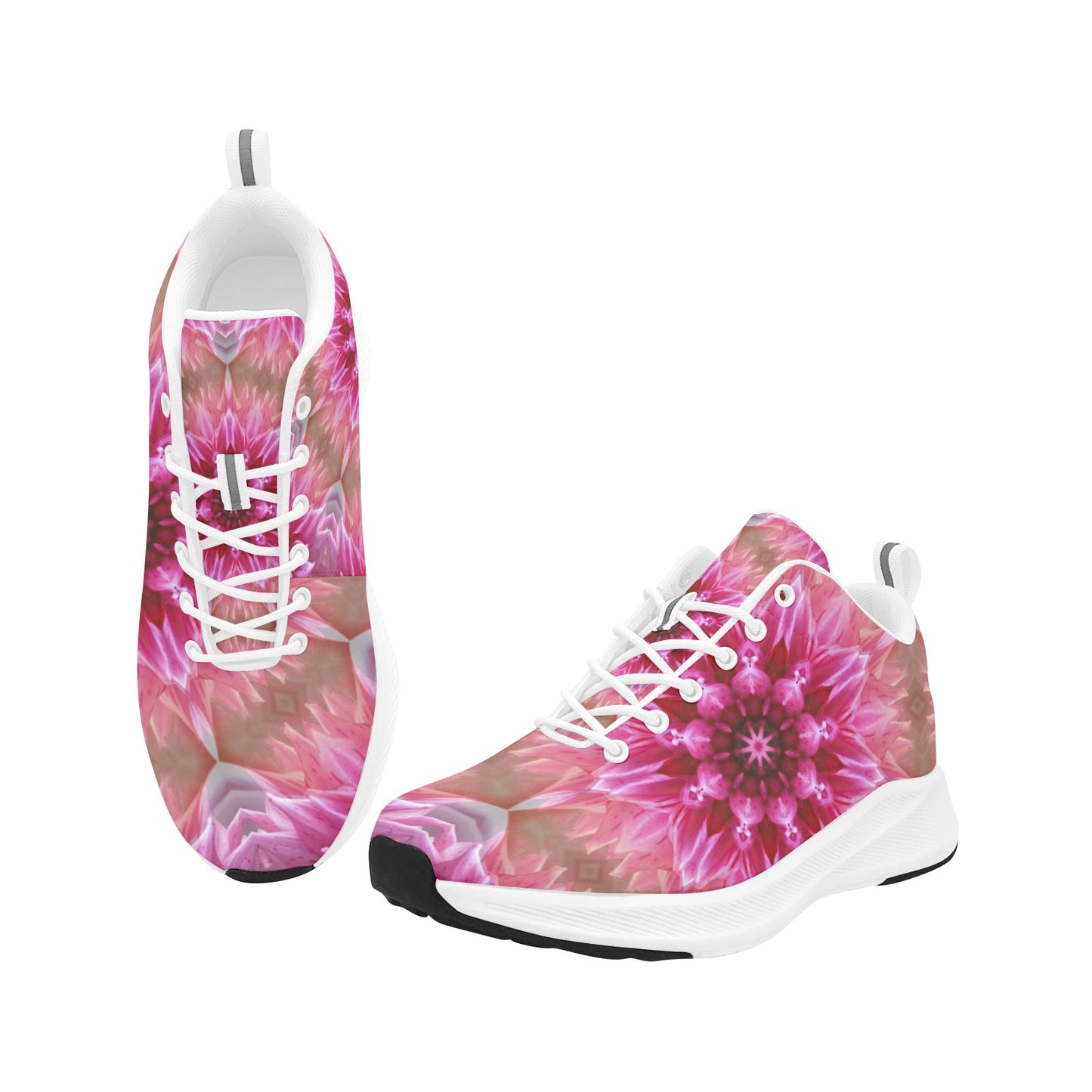 Pink Exploding Flower Women's Running Shoes Athletic Footwear Floral