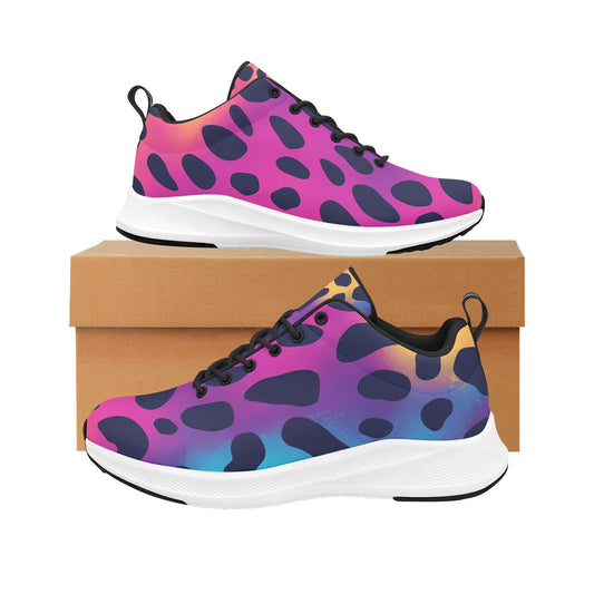Rainbow Leopard Skin Women's Running Shoes Athletic Footwear Pattern