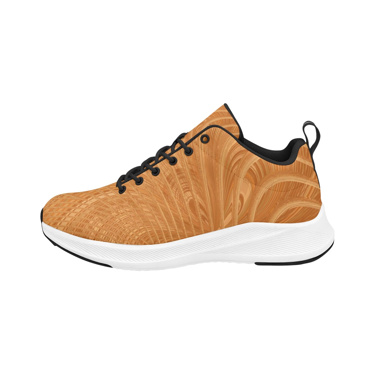 Gold Rings Abstract Pattern Women's Running Shoes Athletic Footwear