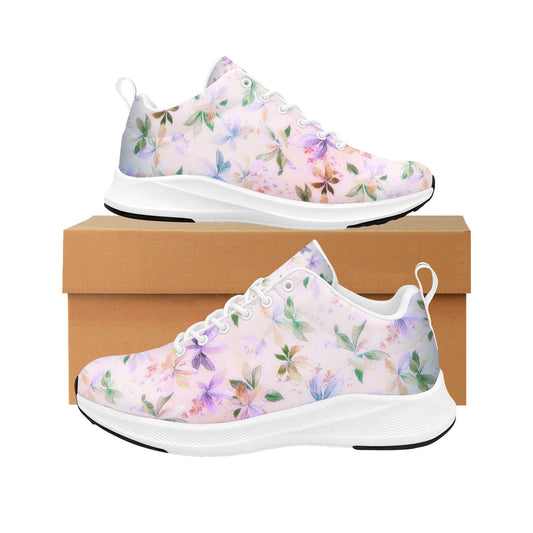 Colorful Floral Explosion Women's Running Shoes Athletic Footwear