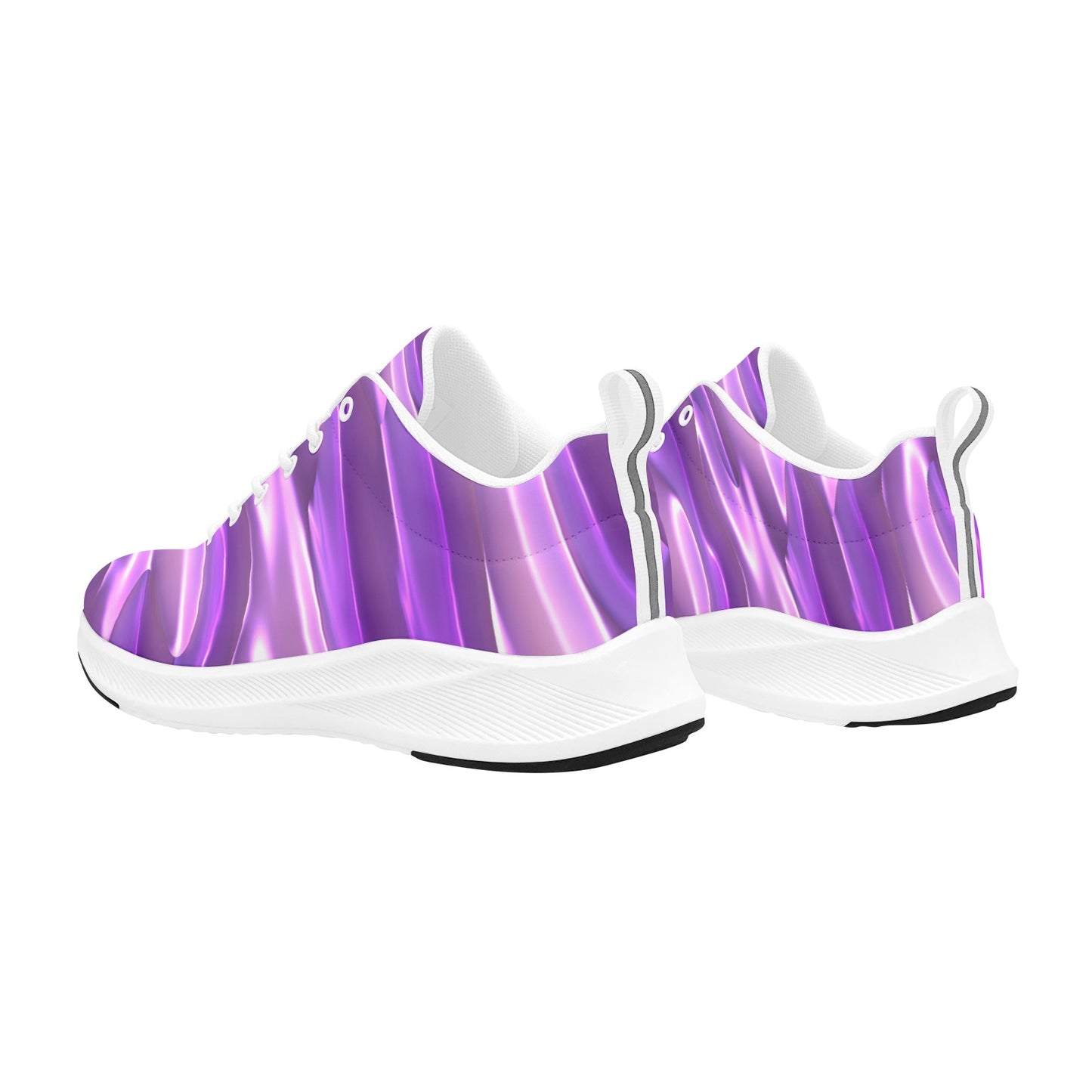 Purple Wavy Candy Women's Running Shoes Athletic Footwear Sweet