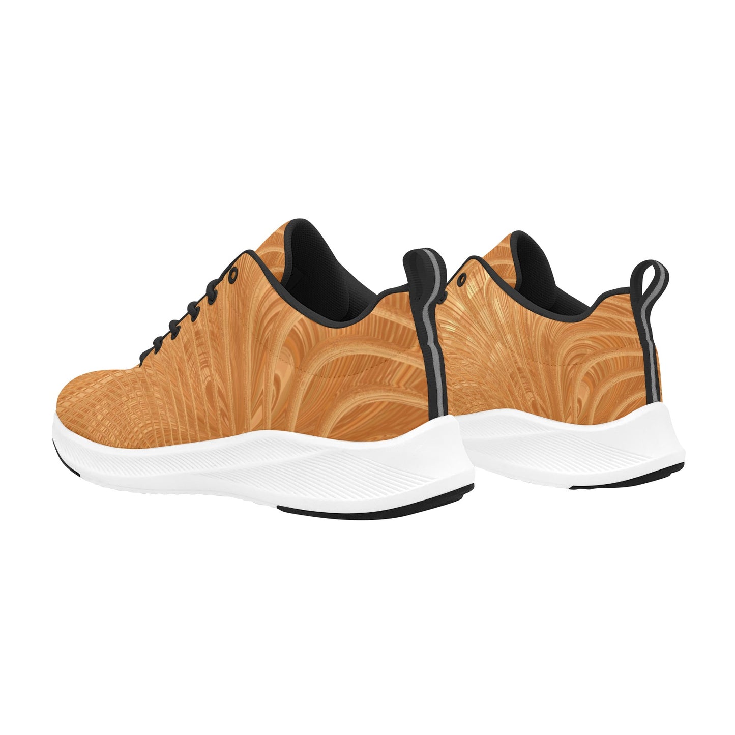 Gold Rings Abstract Pattern Women's Running Shoes Athletic Footwear
