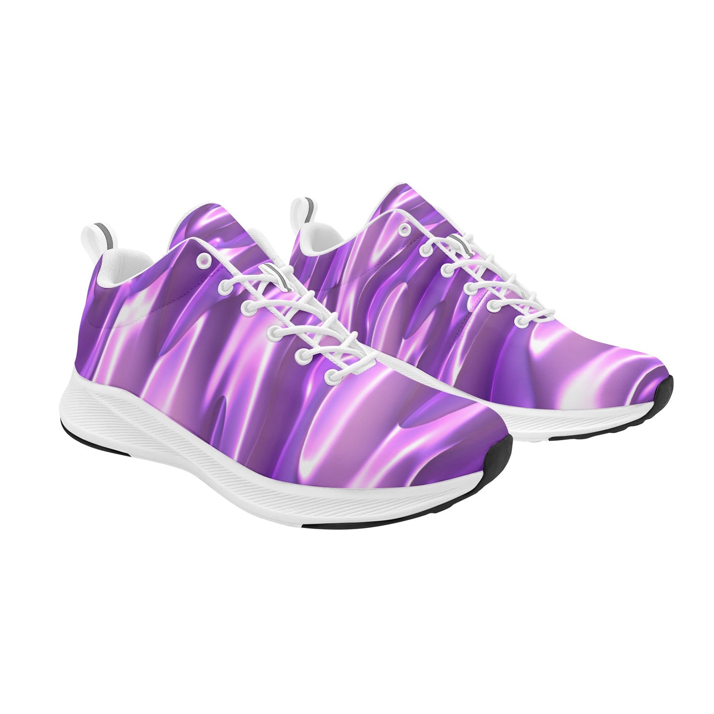 Purple Wavy Candy Women's Running Shoes Athletic Footwear Sweet