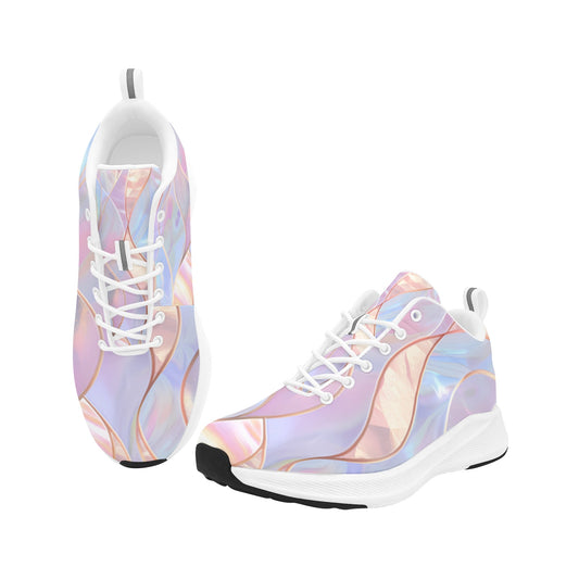Holographic Feathers Women's Running Shoes Athletic Footwear