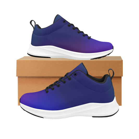 Light Lavender Blue Ombre Women's Running Shoes Athletic Footwear