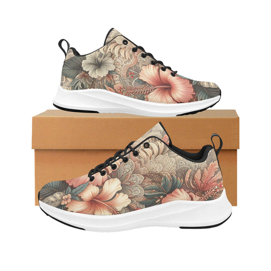 Vintage Floral Garden Women's Running Shoes Athletic Footwear Comfort
