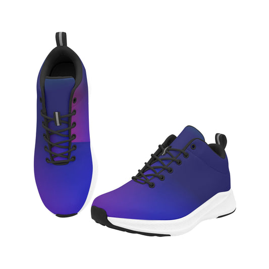 Light Lavender Blue Ombre Women's Running Shoes Athletic Footwear