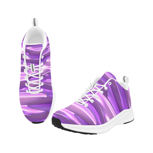 Purple Wavy Candy Women's Running Shoes Athletic Footwear Sweet