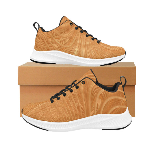 Gold Rings Abstract Pattern Women's Running Shoes Athletic Footwear
